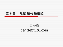市场营销_PPT__品牌和包装