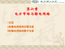 第06章电力市场与输电网络