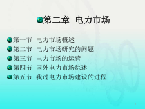 第二章电力市场
