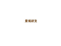 上海睿城某地产项目启动会全套资料之6景观设计及建造标准