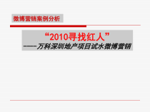 深圳地产项目试水微博营销