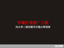 深圳某地产二期别墅项目整合管理案