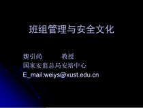 班组管理与安全文化