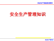 安全生产管理知识培训课件(PPT 57页)