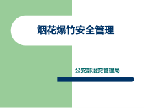 烟花爆竹安全管理课件