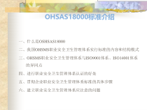 职业安全卫生管理体系标准介绍