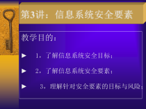 信息系统安全要素