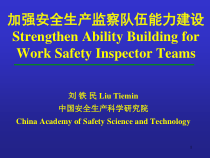加强安全生产监察队伍能力建设(ppt 14)中英文