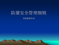 防溜安全管理细则