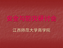 【安全课件】安全与防灾研讨会