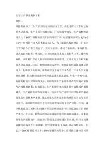 安全生产事故案例分析