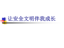 第6周班会让安全文明伴我成长