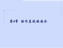 操作系统安全性概述