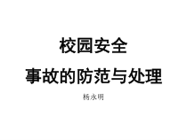 校园安全事故的防范与处理XXXX0804