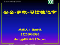 安全-事故-习惯性违章(课件)