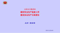 安全生产巡查工作和主体责任