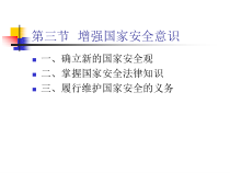 增强国家安全意识