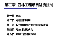 3_园林工程项目进度控制