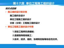 单位工程施工组织设计概述(ppt 114页)