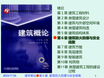 建筑概论-06-建筑防火防爆与安全疏散