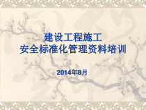 施工安全标准化管理资料