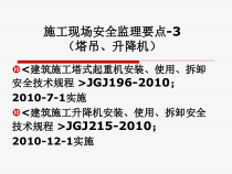 施工现场安全监理要点(塔吊)