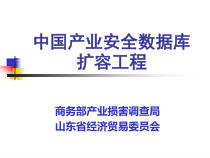 中国产业安全数据库扩容工程