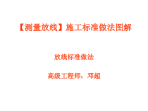测量放线施工标准做法图解