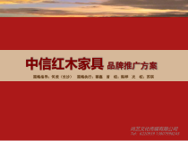 中信红木家具推广方案