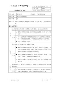 岗位描述：客户经理
