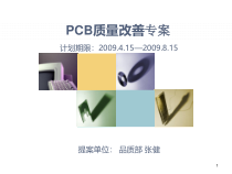 PCB质量改善项目