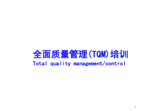 全面质量管理TQM培训教材(PPT 36页)