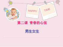 第二课《青春的心弦——男生女生》PPT课件1-七年级下册道德与法治部编人教版