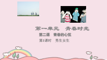 1.2《青春的心弦——男生女生》PPT课件2-七年级下册道德与法治部编人教版