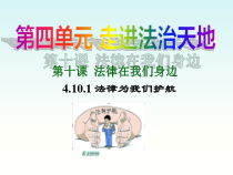 第十课《法律伴我们成长——法律为我们护航》PPT课件2-七年级下册道德与法治部编人教版