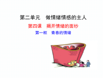 第四课《揭开情绪的面纱——青春的情绪》PPT课件4-七年级下册道德与法治部编人教版