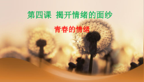 第四课《揭开情绪的面纱——青春的情绪》PPT课件8-七年级下册道德与法治部编人教版