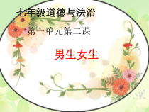 部编版道德与法治七年级下册1.2.1《男生女生》PPT课件2