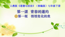 部编版道德与法治七年级下册1.1.1《悄悄变化的我》PPT课件（共45页）