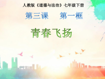 部编版道德与法治七年级下册1.3.1《青春飞扬》PPT课件2
