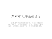 第6-2章汇率基础理论