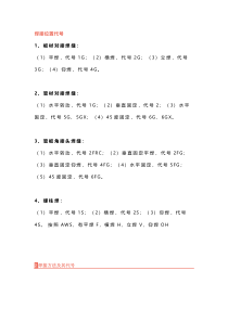焊接方法及代号（平、横、立）