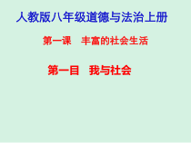 1.1《我与社会》PPT课件2-八年级上册道德与法治-部编人教版