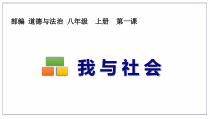 1.1《我与社会》PPT课件3-八年级上册道德与法治-部编人教版