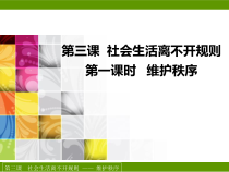 3.1《维护秩序》PPT课件8-八年级上册道德与法治-部编人教版