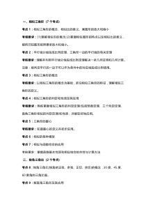 初中数学必须掌握的28个考点