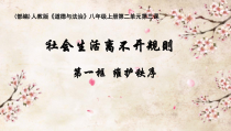 3.1《维护秩序》PPT课件14-八年级上册道德与法治-部编人教版