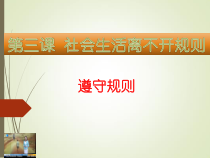 3.2《遵守规则》PPT课件10-八年级上册道德与法治-部编人教版