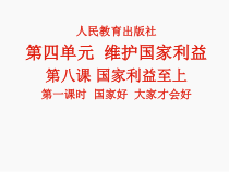 8.1《国家好 大家才会好》PPT课件5-八年级上册道德与法治-部编人教版