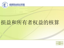 所有者权益和损益的核算